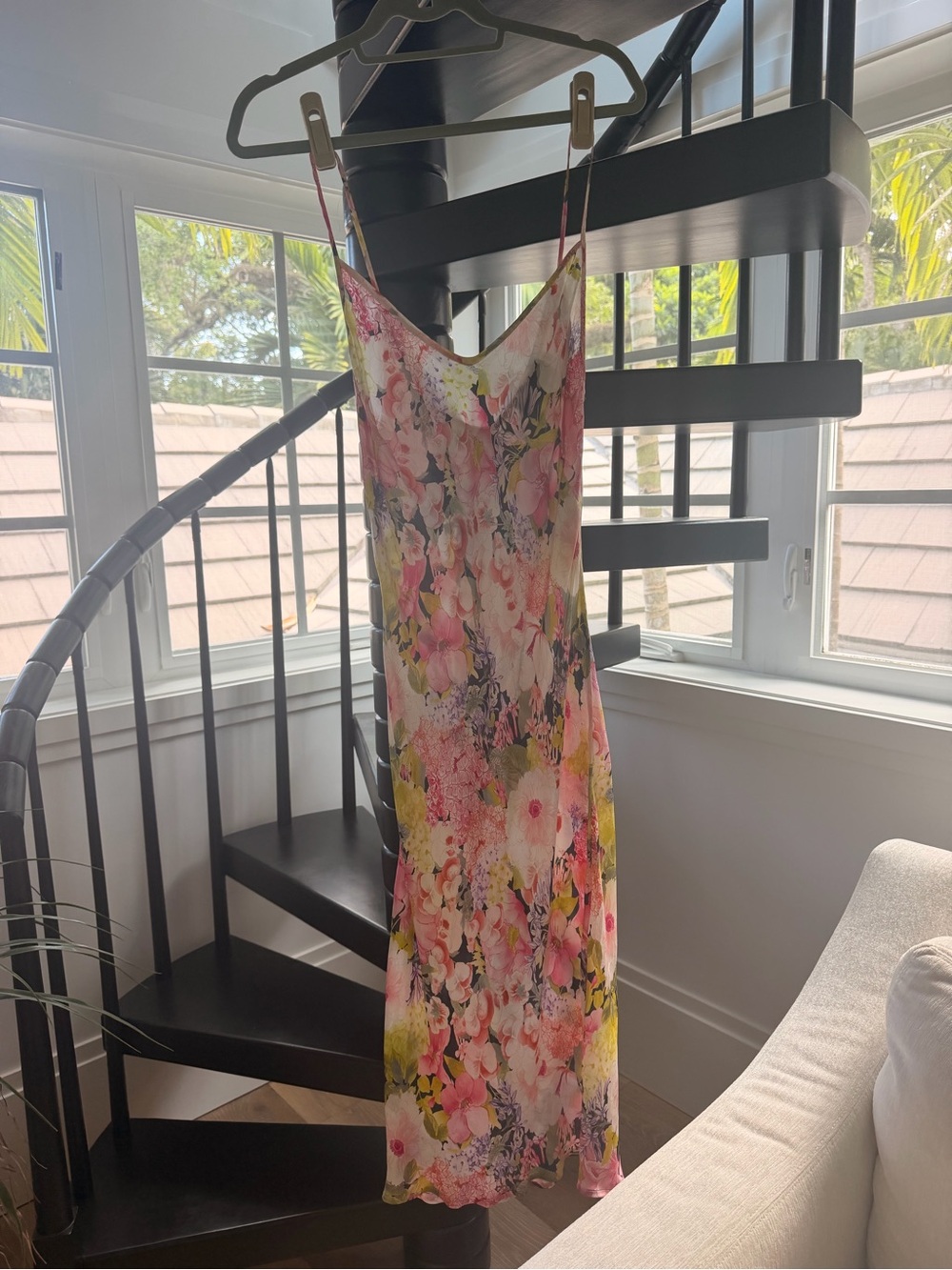 Tracy Feith vintage Y2K floral slip dress